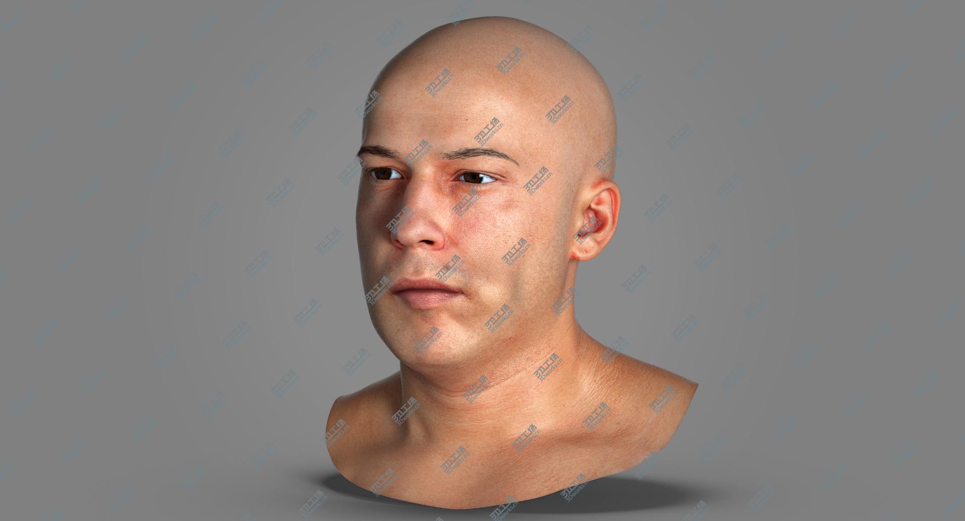 images/goods_img/202105073/3D Real PBR Marcus Human Head Tongue Bulge Left AU37 model/4.jpg